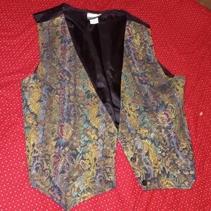 Multicolor Tapestry Vest